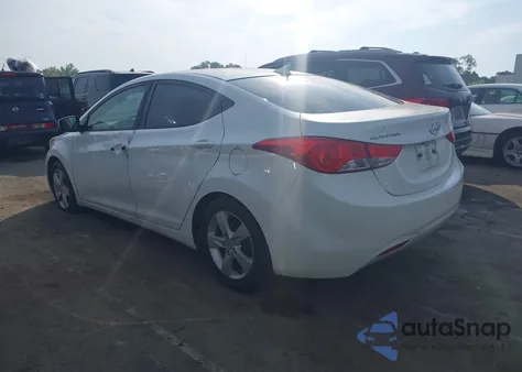 2013 Hyundai Elantra Gls from USA, damaged, VIN 5NPDH4AE8DH306867